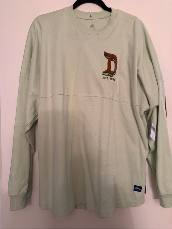 Disney Tops - Disney woman mint ice cream sandwich spirt jersey new Light Green size L